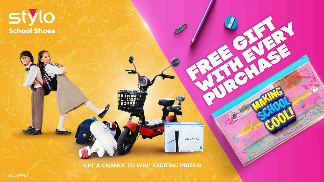Get Free Gifts with Every School Shoes Purchase