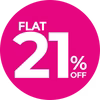 Flat 21% OFF