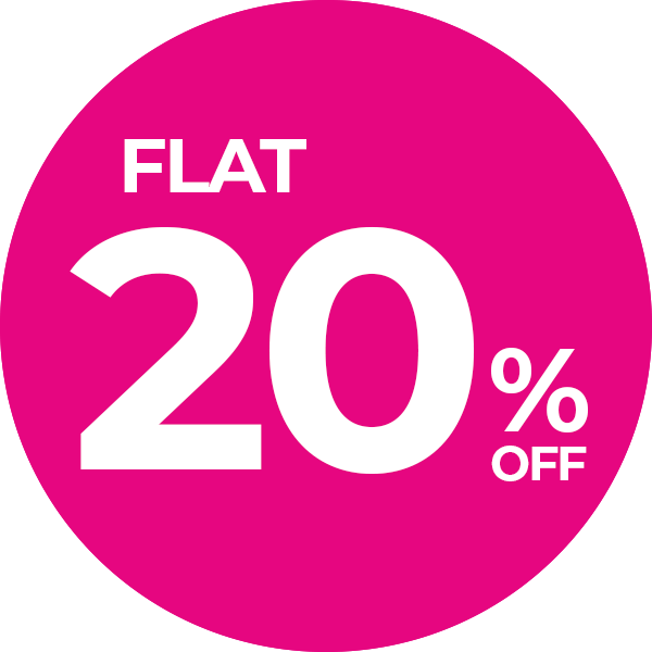 Flat 20% Sale