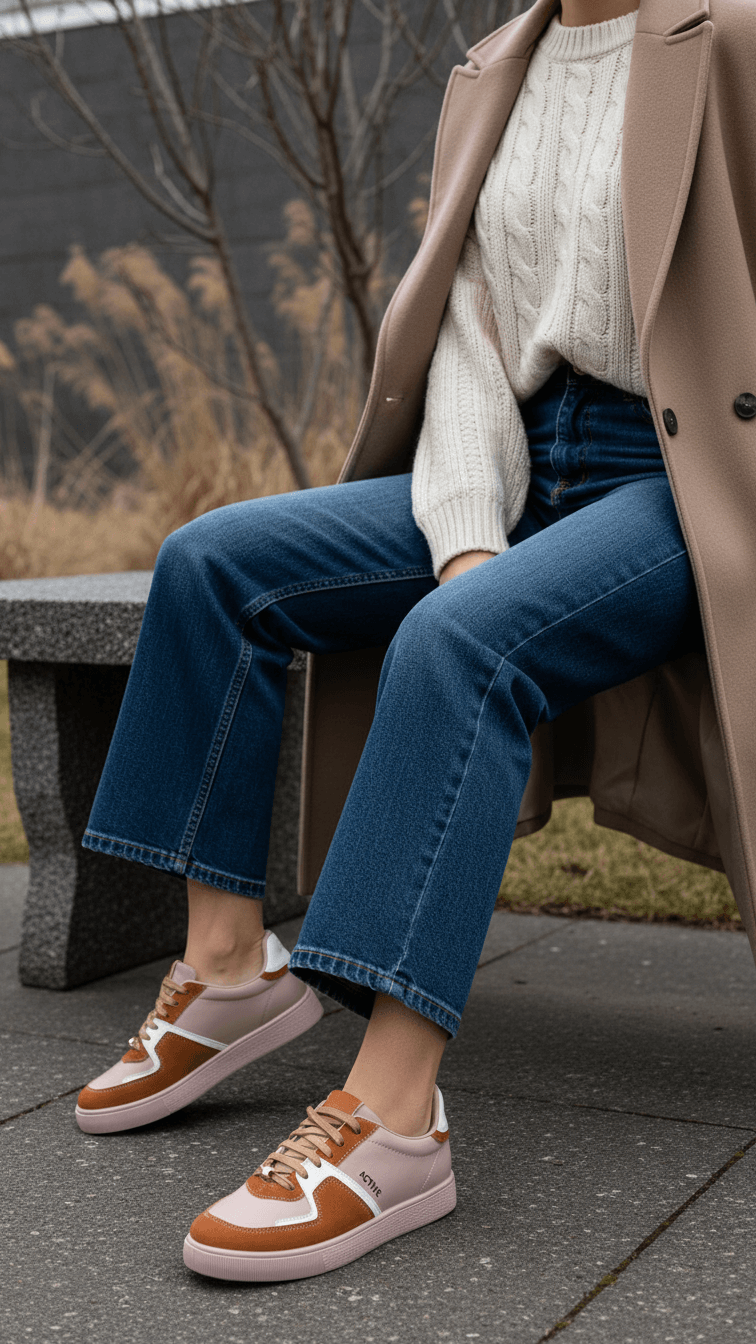 Brown Women Casual Sneaker AT7331