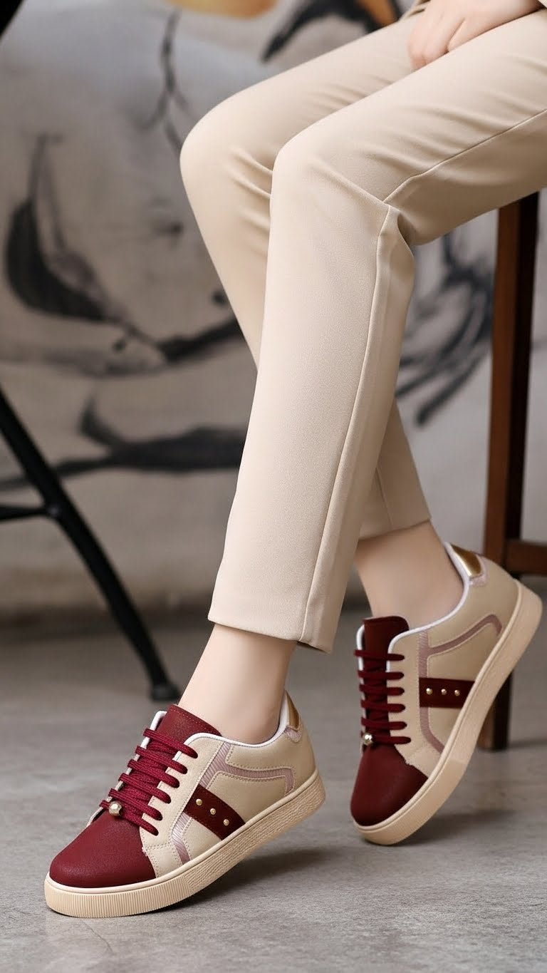Maroon Casual Sneaker AT7333