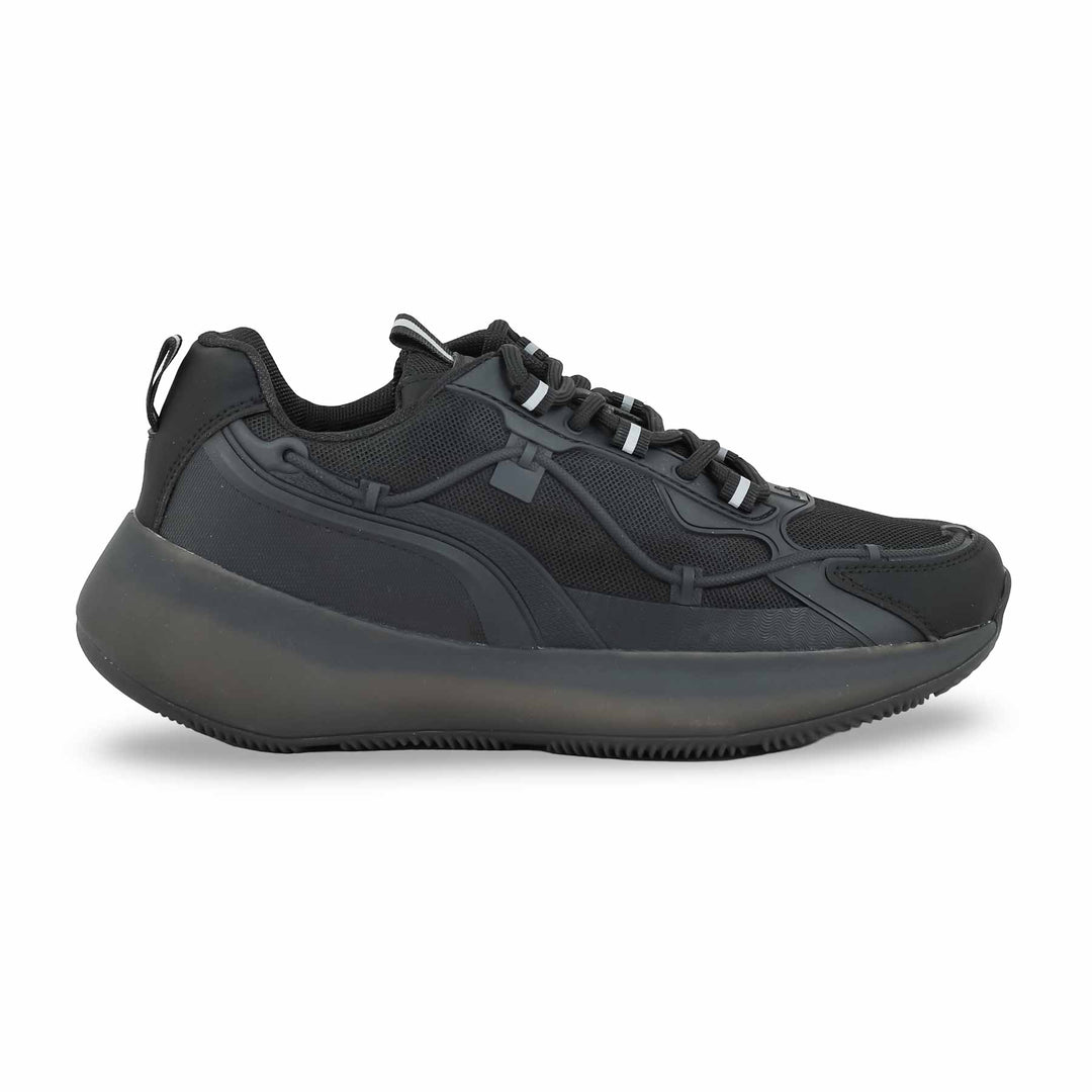 Black Casual Sneaker For Ladies AT7350
