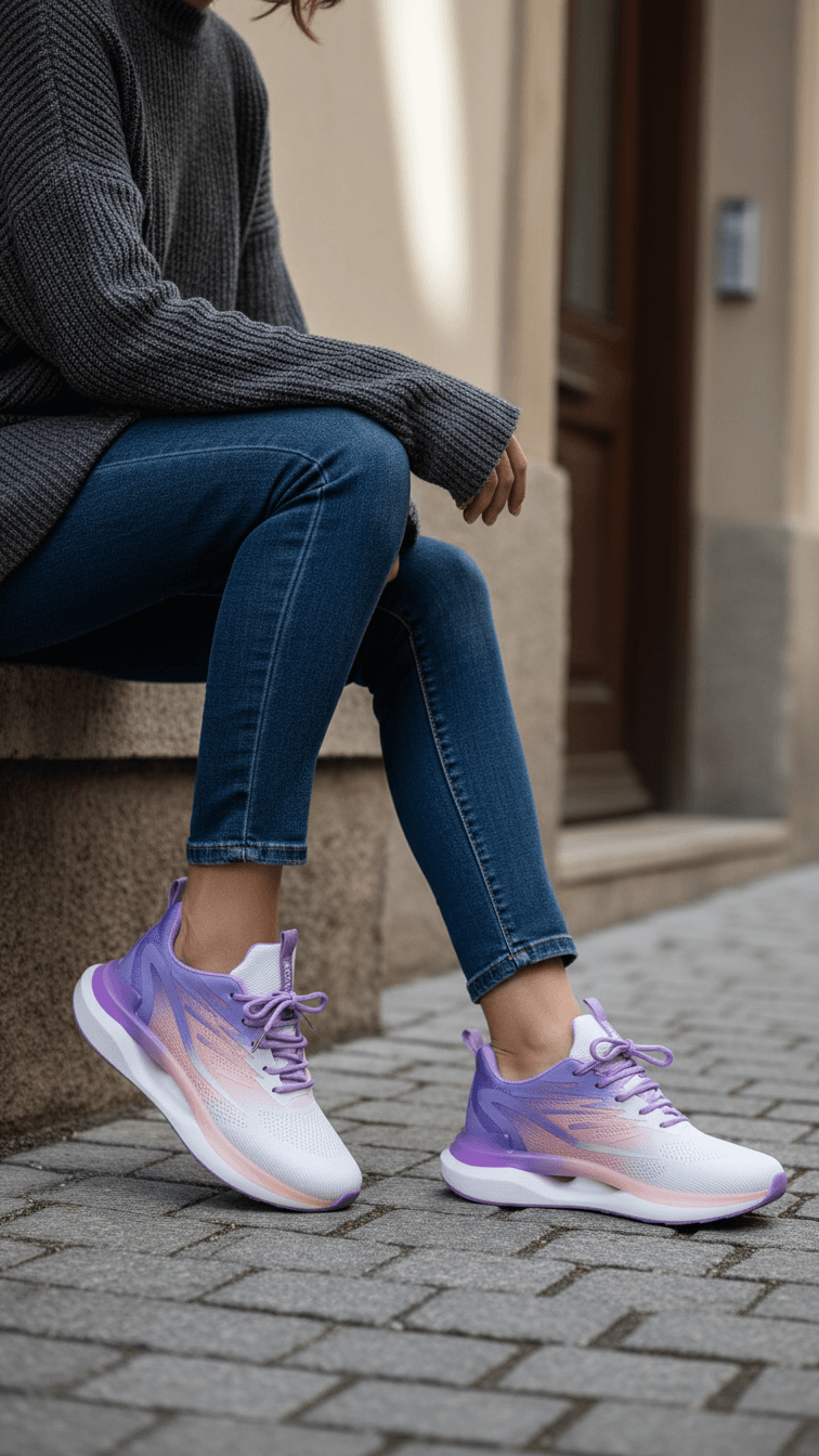 Purple Casual Women Sneaker AT7353