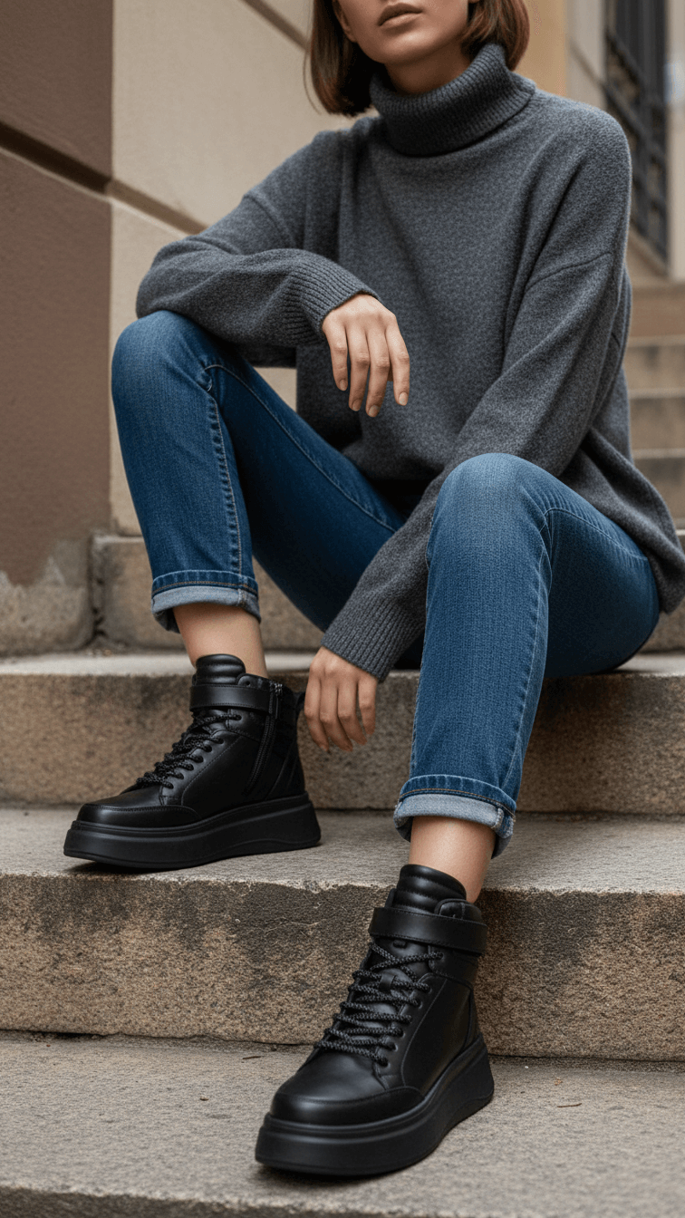 Black Casual Sneaker AT7363