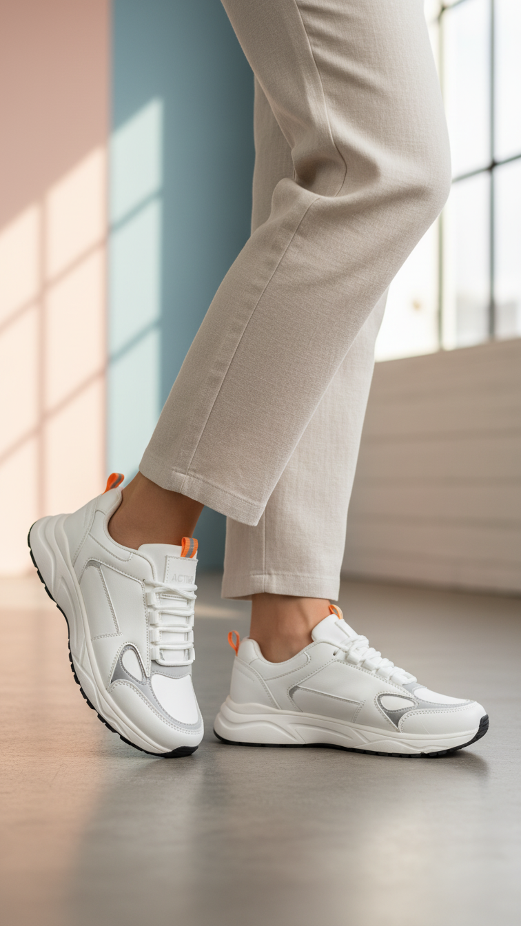 White Casual Sneaker AT7383