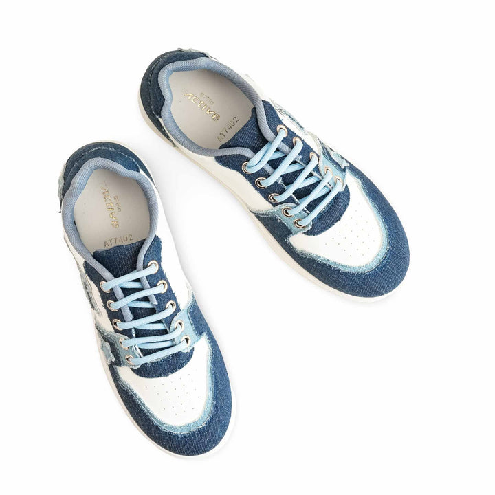 Blue Casual Sneaker For Ladies AT7402