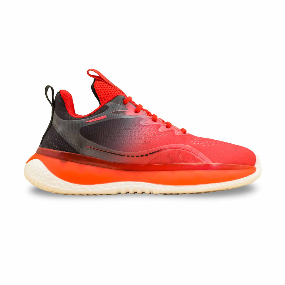 Red Casual Sneaker For Women AT7410
