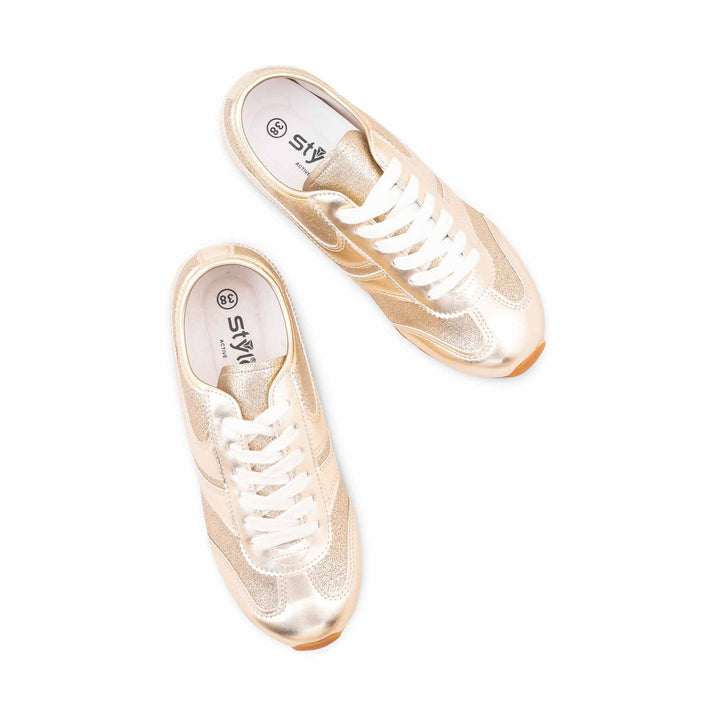 Golden Casual Sneaker For Women AT7432