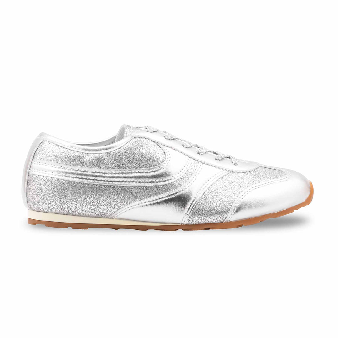 Silver Casual Sneaker For Women AT7432