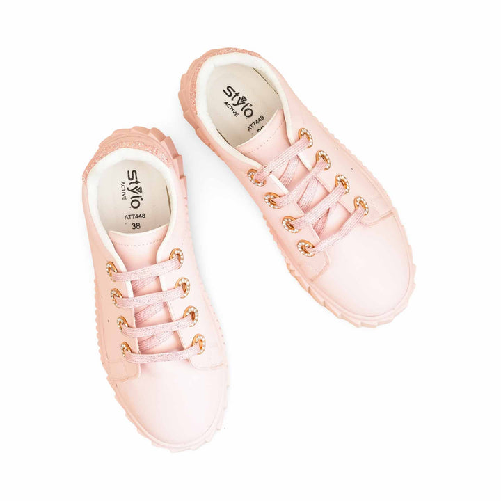 Pink Casual Sneaker For Women AT7448