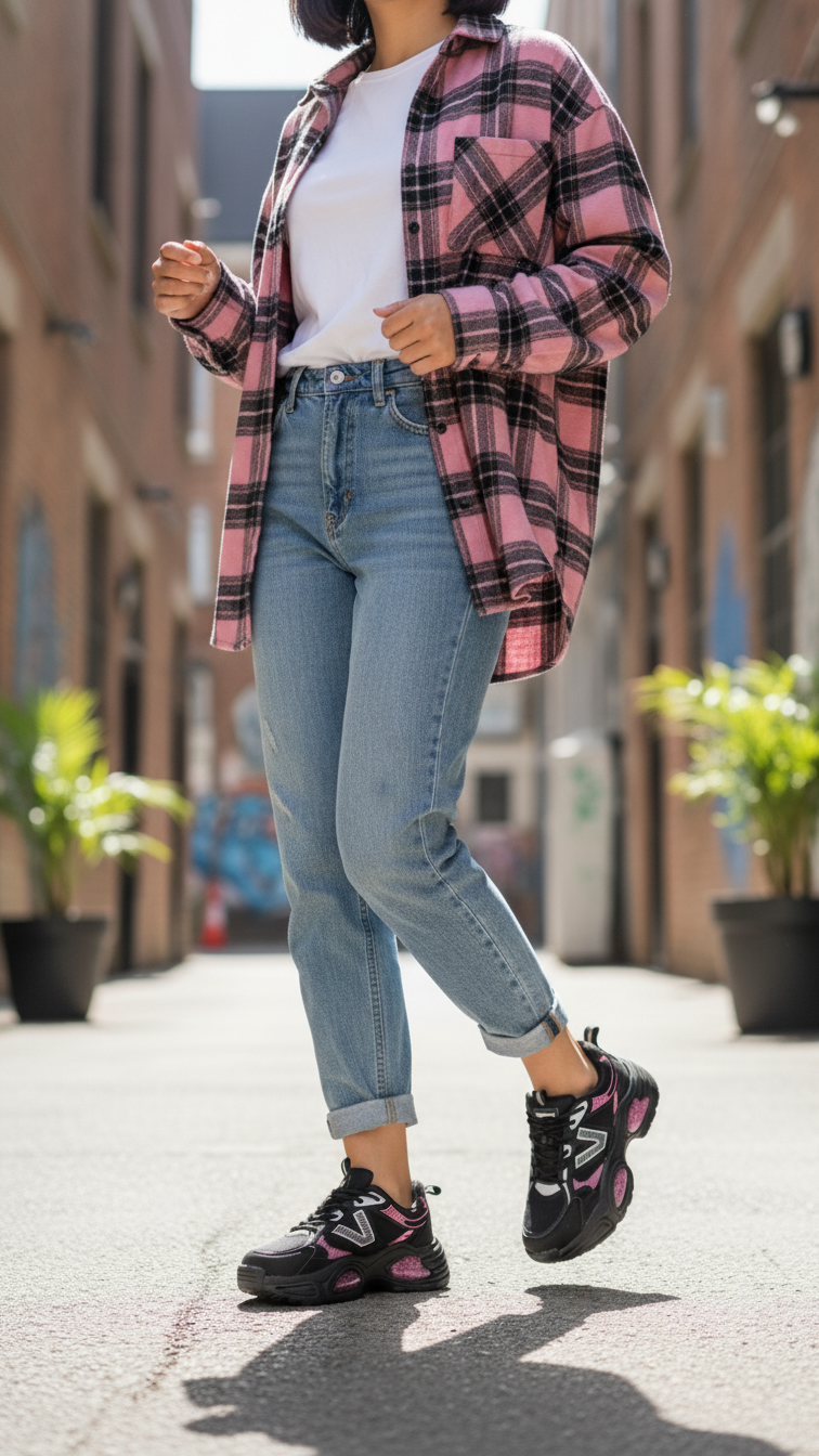 Black Casual Sneaker For Women AT7449
