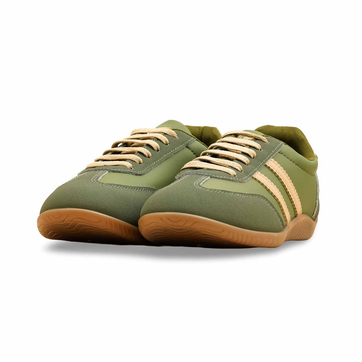 Olive Casual Sneaker For Women AT7456