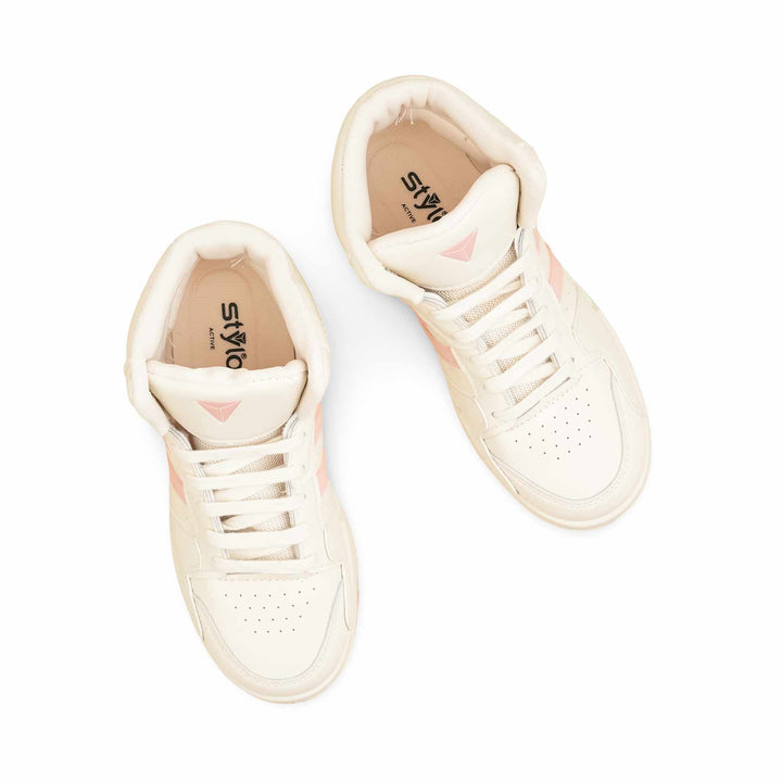 Beige Casual Sneaker For Women AT7461