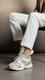 Green Athleisure Sneaker For Ladies AT7465