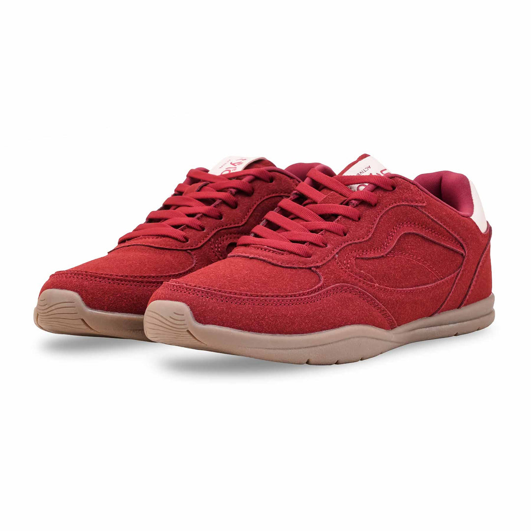Maroon Casual Sneaker For Ladies AT7469