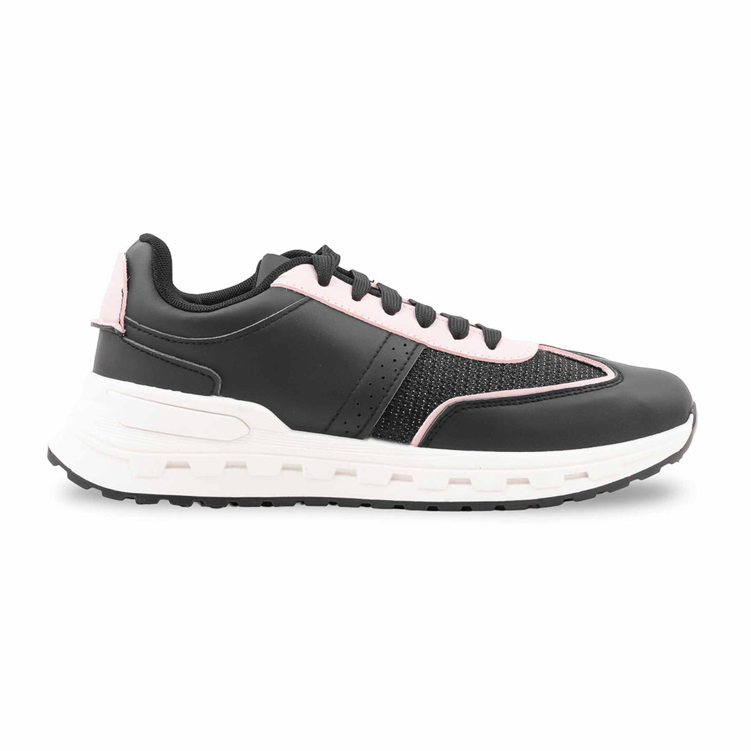Black Casual Sneaker For Ladies AT7471