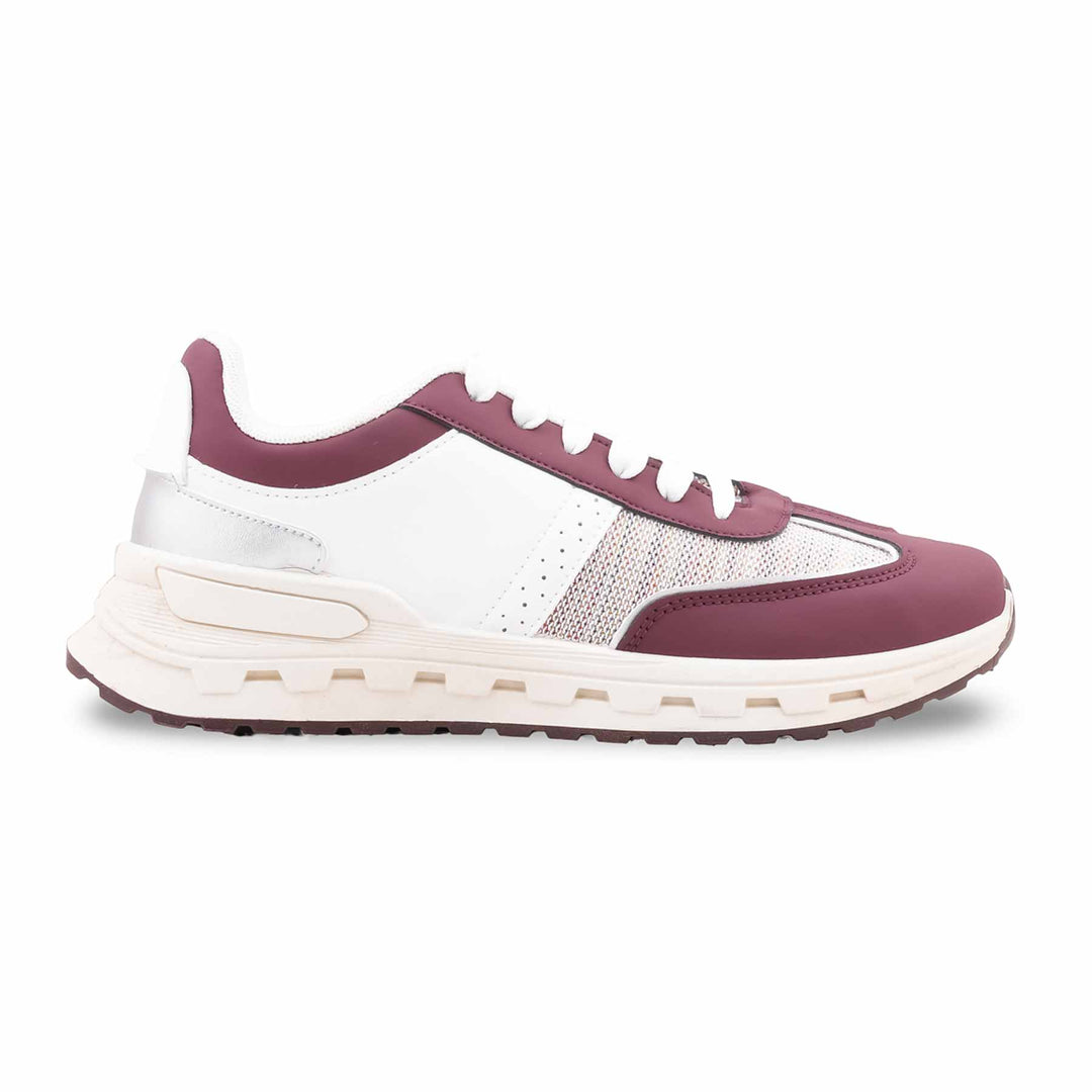 Maroon Casual Sneaker For Women AT7471