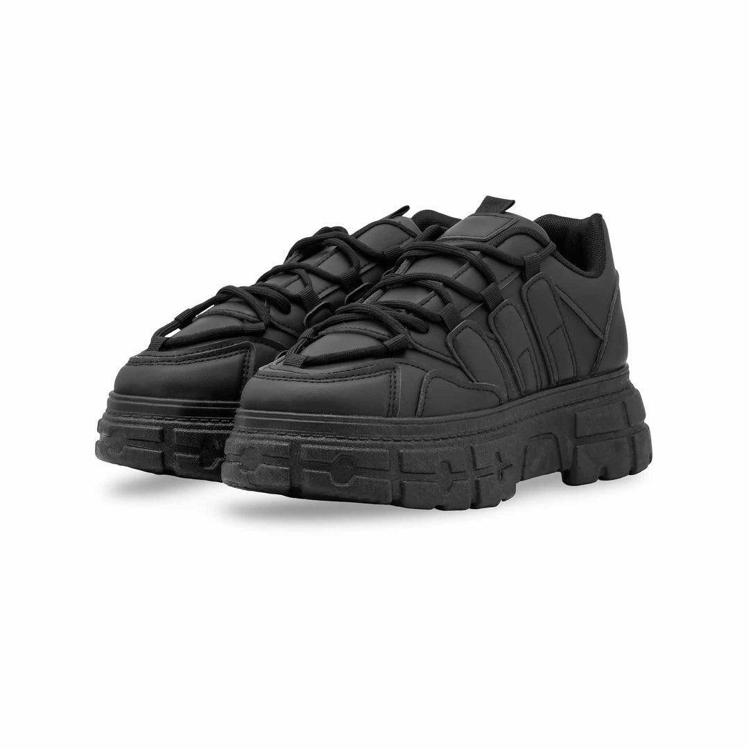 Black Casual Sneaker For Ladies AT7484