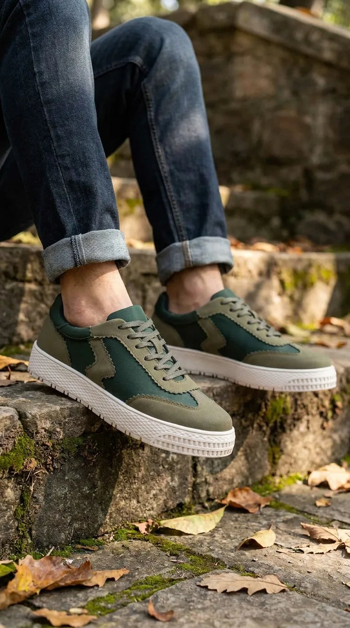 Green Casual Sneaker For Women AT7506