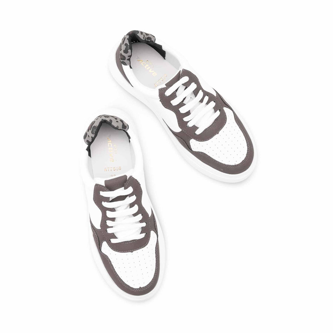 Grey Casual Sneaker For Women AT7508