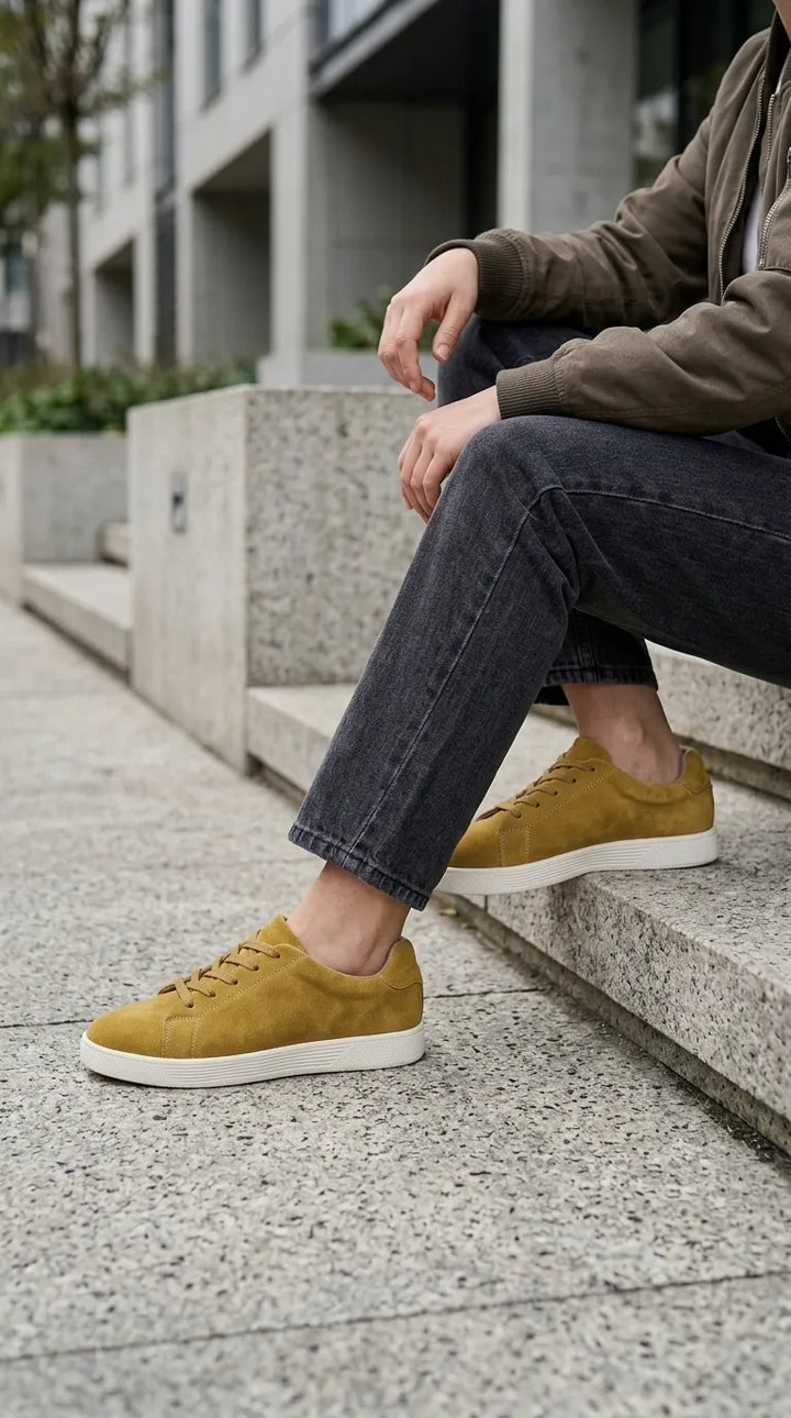 Yellow Sneaker For Ladies AT7540