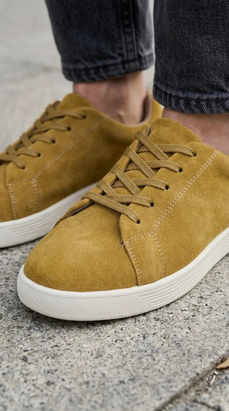 Yellow Sneaker For Ladies AT7540