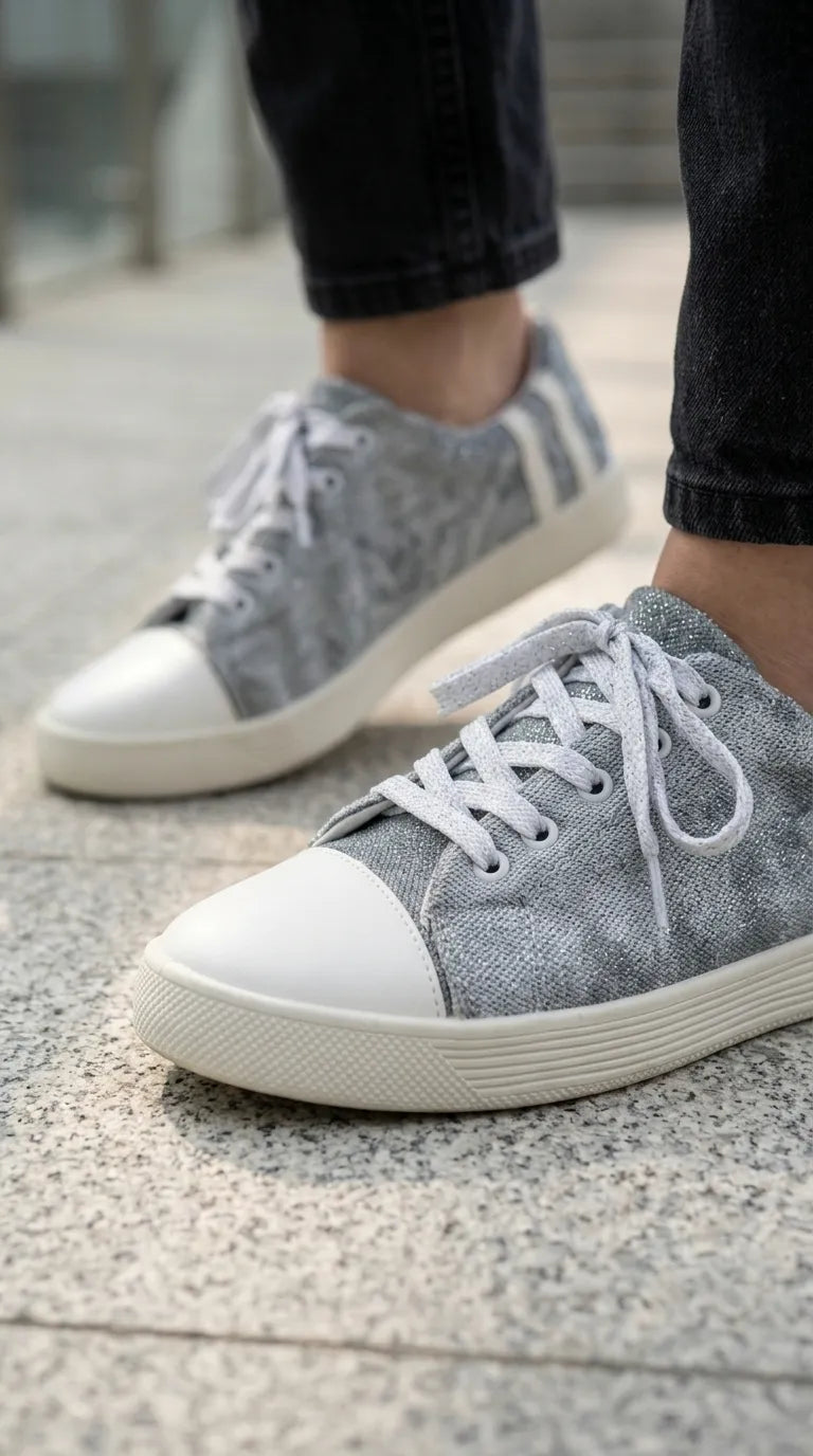 Grey Sneaker For Ladies AT7543