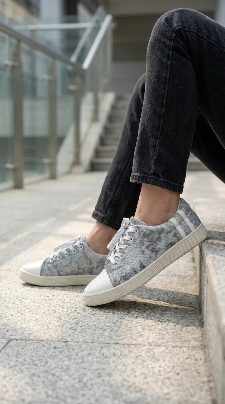 Grey Sneaker For Ladies AT7543