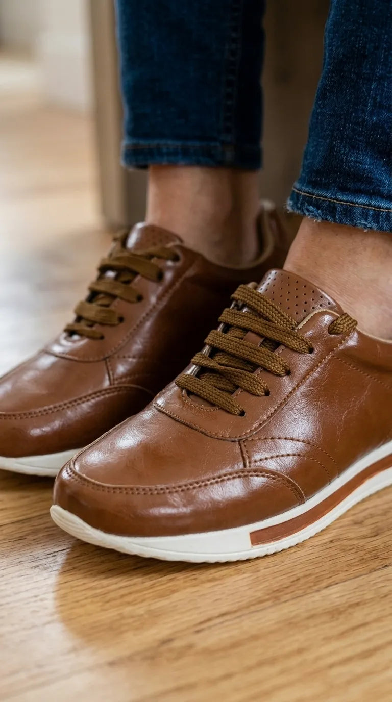 Brown Sneaker For Ladies AT7557