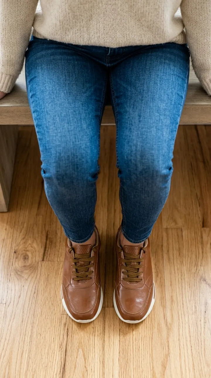 Brown Sneaker For Ladies AT7557