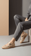 Golden Casual Sneaker For Women AT9102