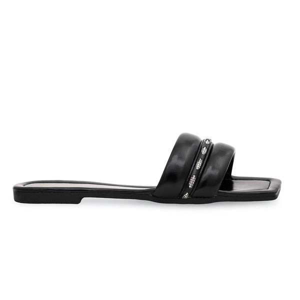 Black Casual Slipper CL1601