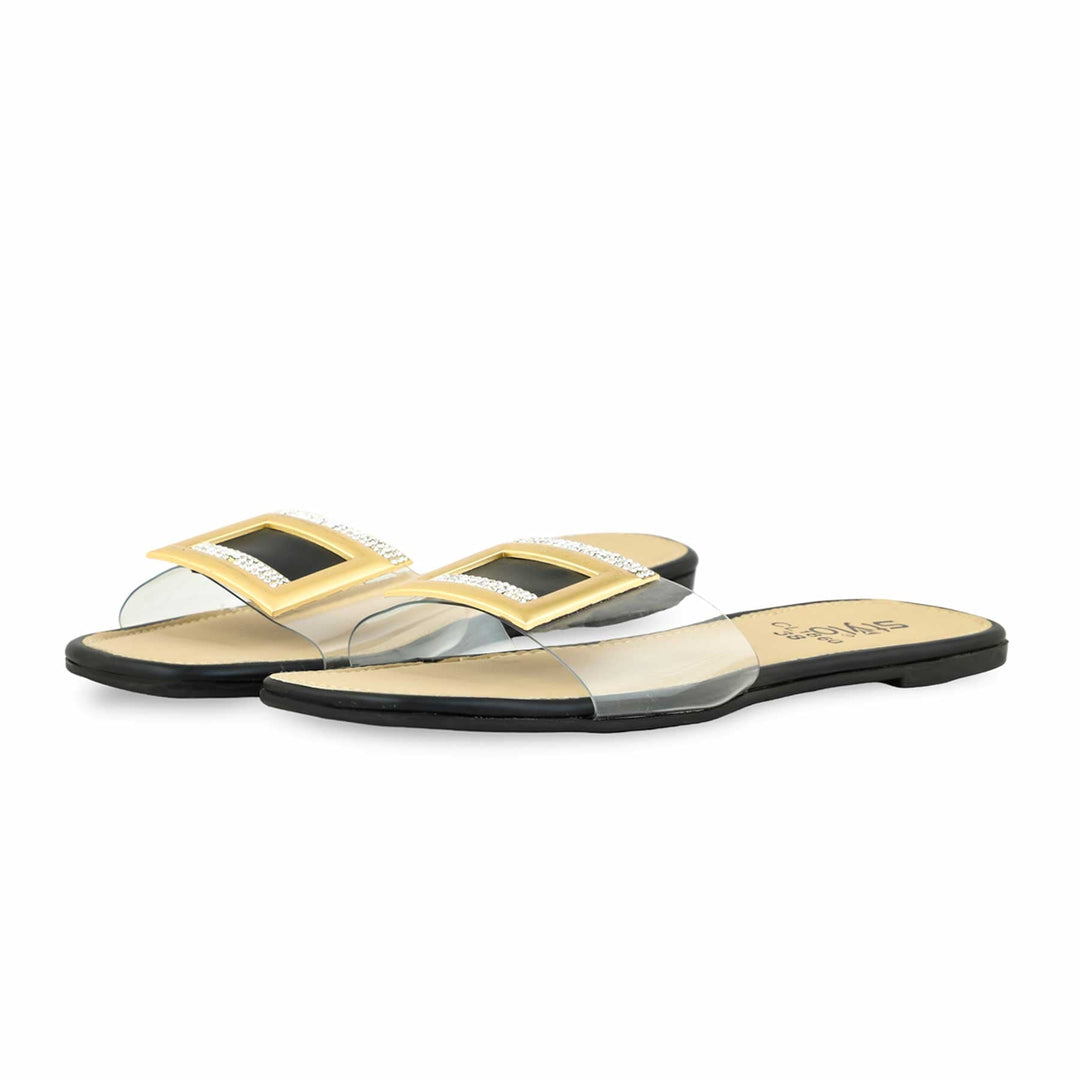Black Casual Women Slipper CL1860
