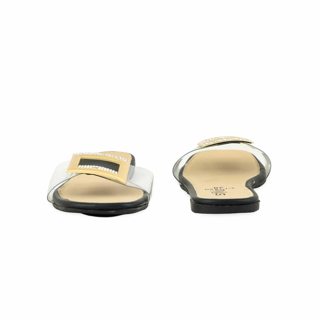 Black Casual Women Slipper CL1860