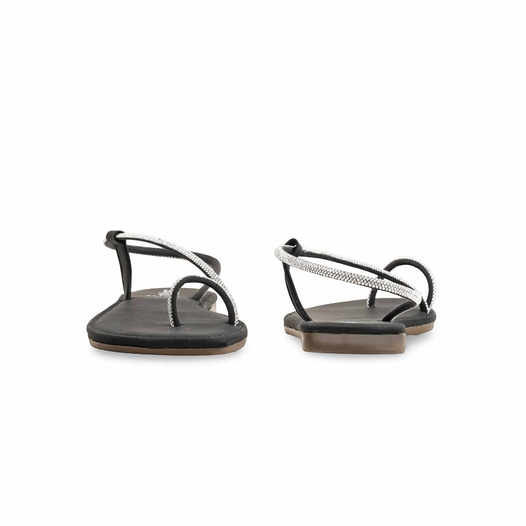 Black Casual Women Chappal CL1880