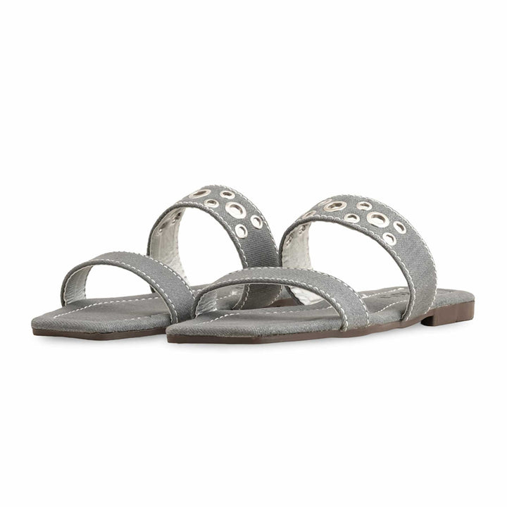 Grey Casual Women Slipper CL1881