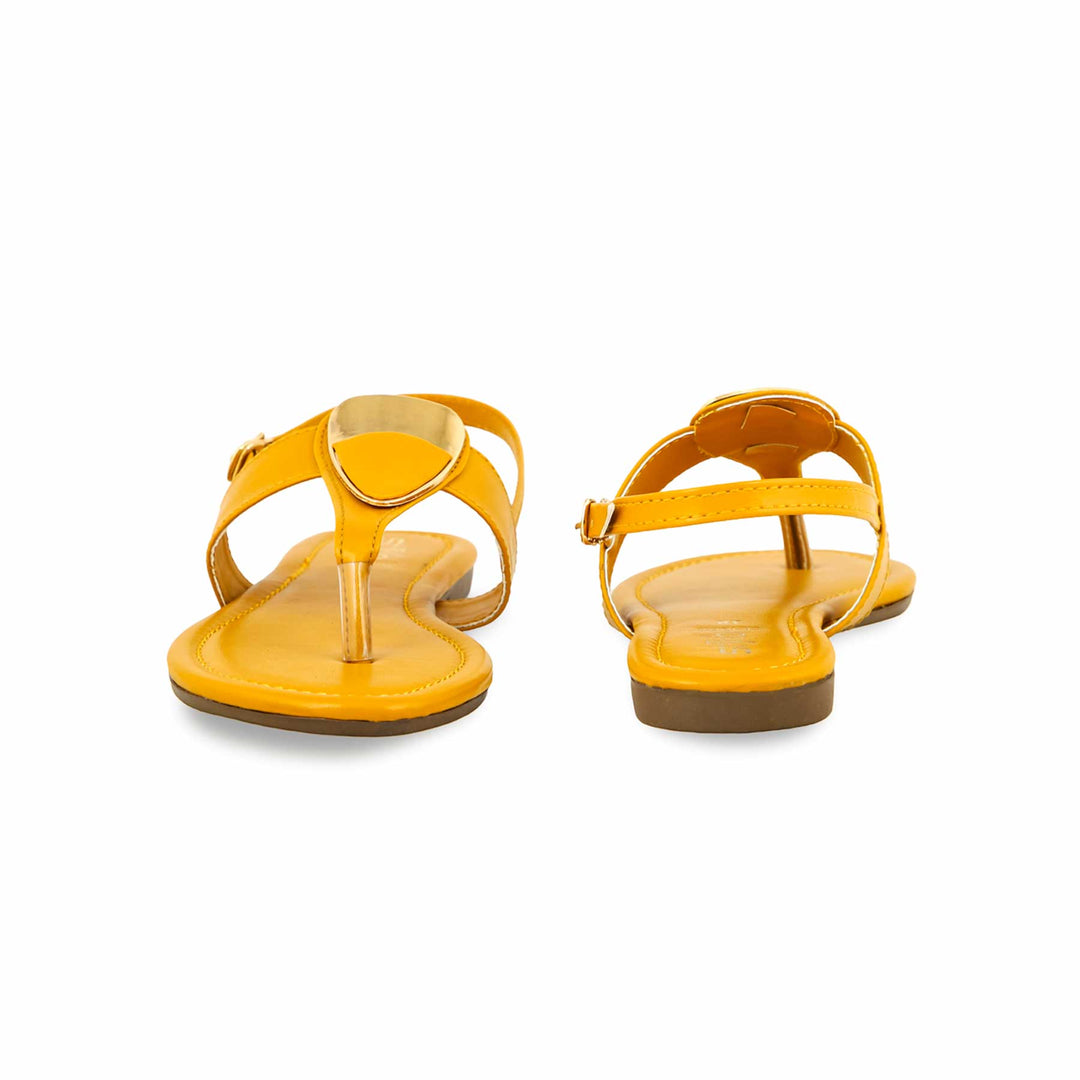 Mustard Casual Chappal For Ladies CL1882