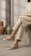 White Casual Chappal CL1886