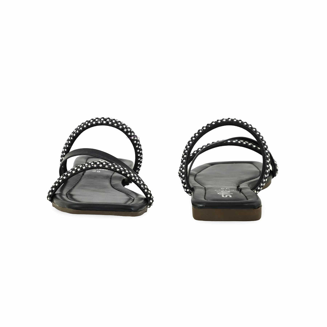 Black Casual Slipper For Women CL1890