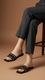 Black Casual Slipper CL1917