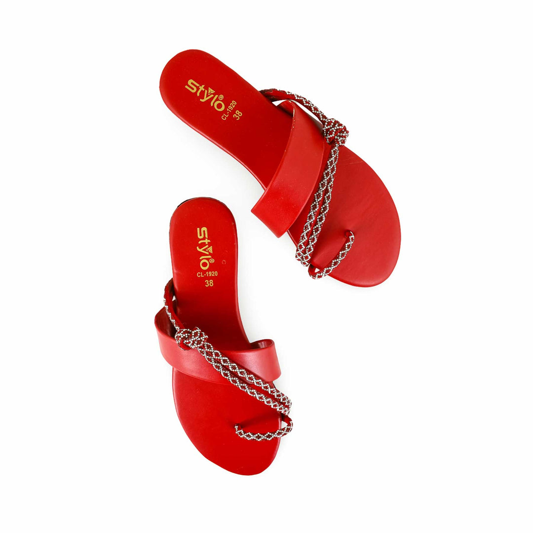 Maroon Casual Women Chappal CL1920