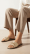 Golden Casual Slipper For Ladies CL1926