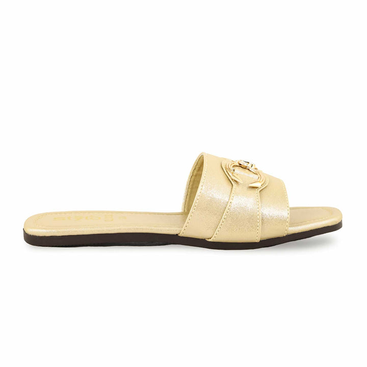 Golden Casual Slipper For Ladies CL1926