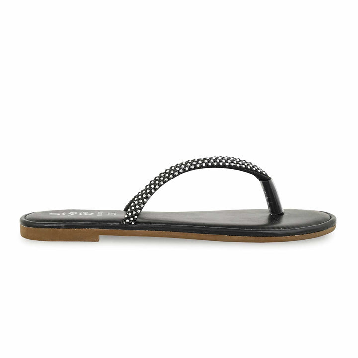 Black Casual Women Chappal CL1929