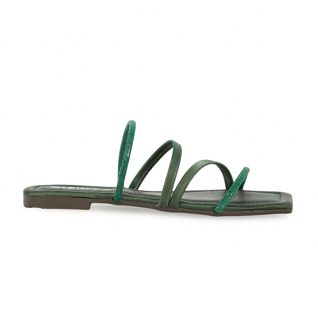 Green Casual Slipper CL1937