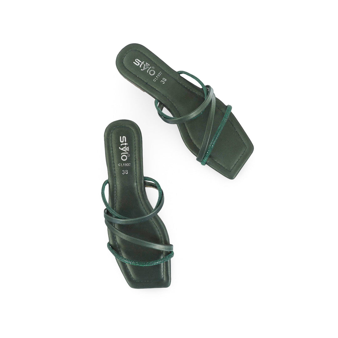Green Casual Slipper CL1937