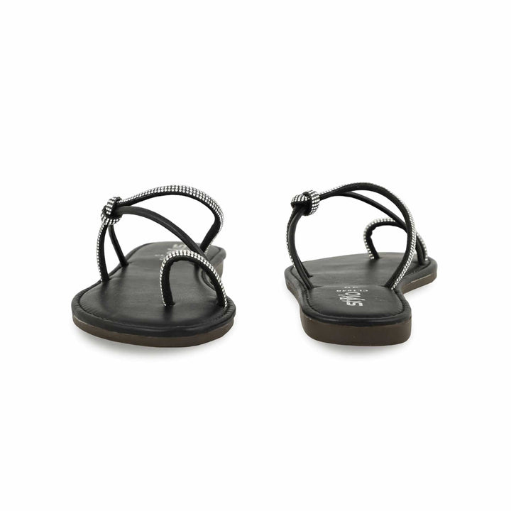 Black Casual Chappal CL1948