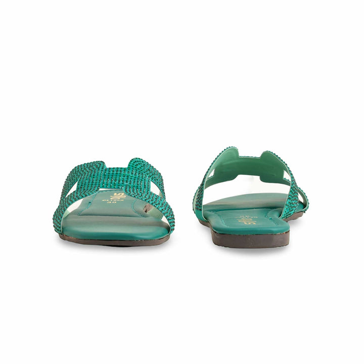 Green Casual Slipper For Women CL1952