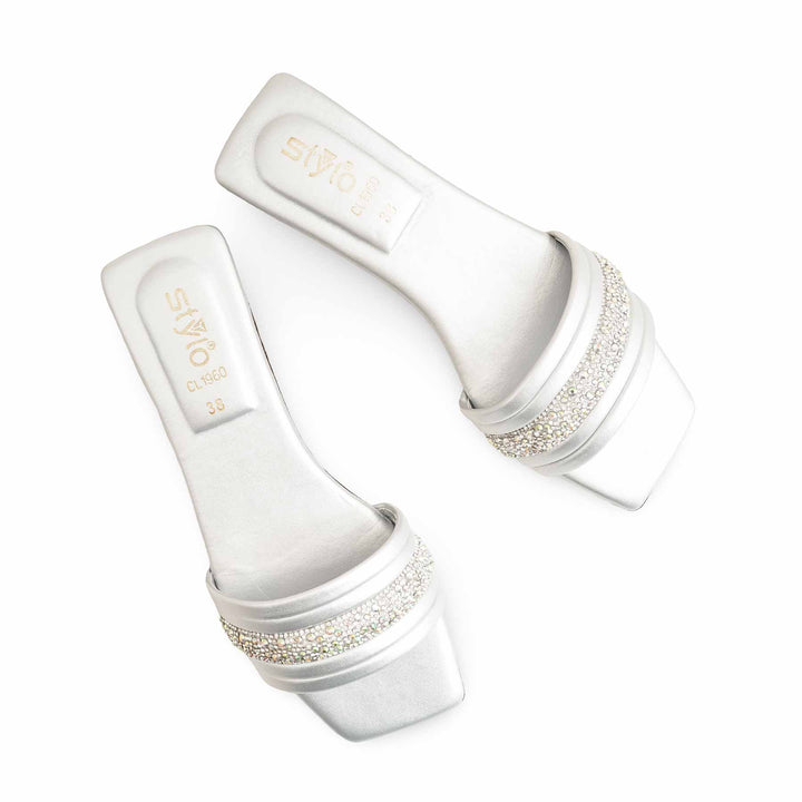 Silver Casual Slipper CL1960