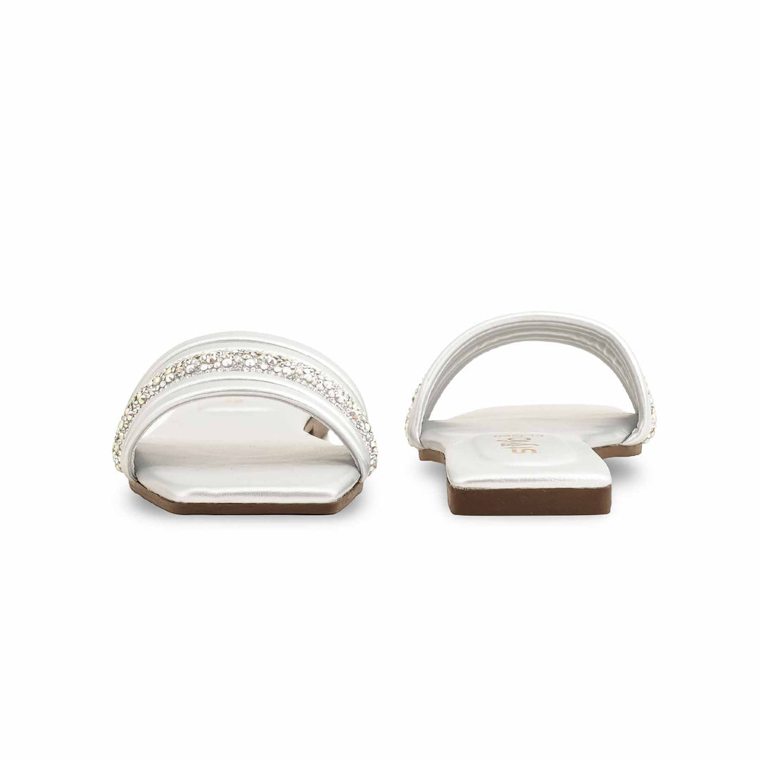 Silver Casual Slipper CL1960